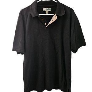 Mens Havana Jacks Cafe Black Polo Size Large.
